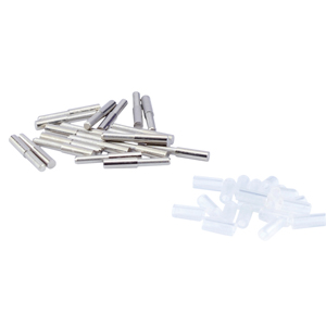 Extra Pegs for 3D Bracelet Jig, 23 mm / 0.90 in, L x 3.4 mm / 0.13 in, O.D. and Holder Tubes, 30 sets
