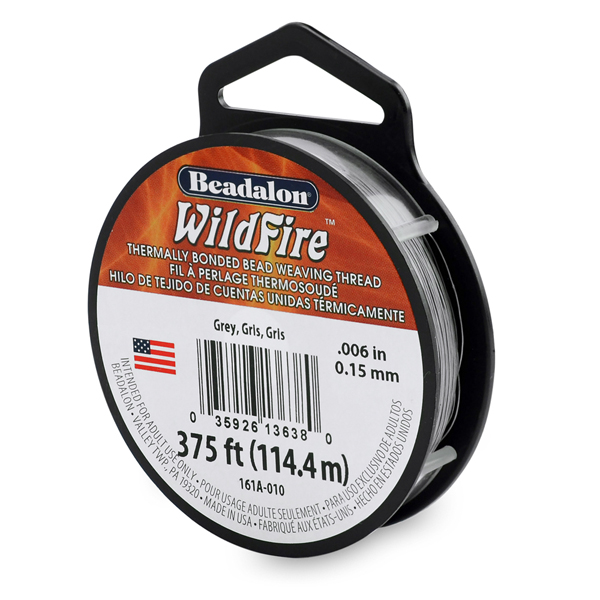 Wildfire, .006 in, 0.15 mm, Break Strength 10 lb / 4.5 kg, Grey, 125 yd / 114 m