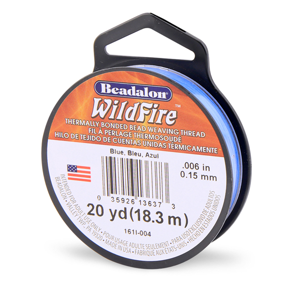Wildfire, .006 in, 0.15 mm, Break Strength 10 lb / 4.5 kg, Blue, 20 yd / 18 m
