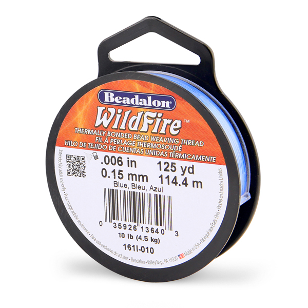 Wildfire, .006 in, 0.15 mm, Break Strength 10 lb / 4.5 kg, Blue, 125 yd / 114 m