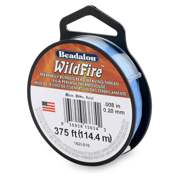 Wildfire, .008 in, 0.20 mm, Break Strength 12 lb / 5.5 kg, Blue, 125 yd / 114 m