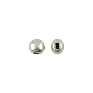 Flat Memory Wire End Cap, 0.19 in x 0.15 in, 5 mm x 4 mm / Silver Plated, 10 pc