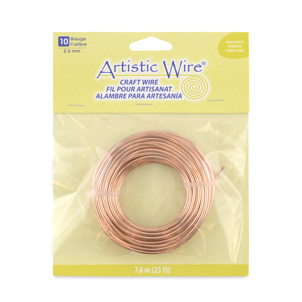 10 Feet. 14 Gauge Permanently Colored Wire Copper Colored
