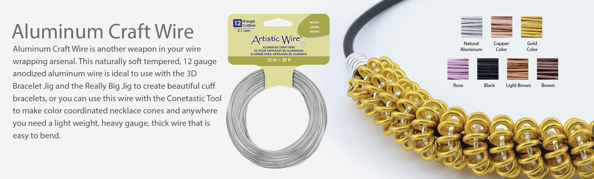 Artistic Wire Aluminum Craft Wire 12ga-Silver Tone, 1 count - Kroger