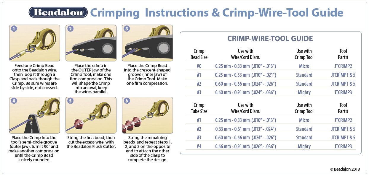 Crimp Tube Size Chart