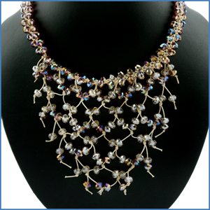 Crystal Net Necklace