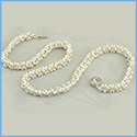 Pearl Chain Maille Necklace
