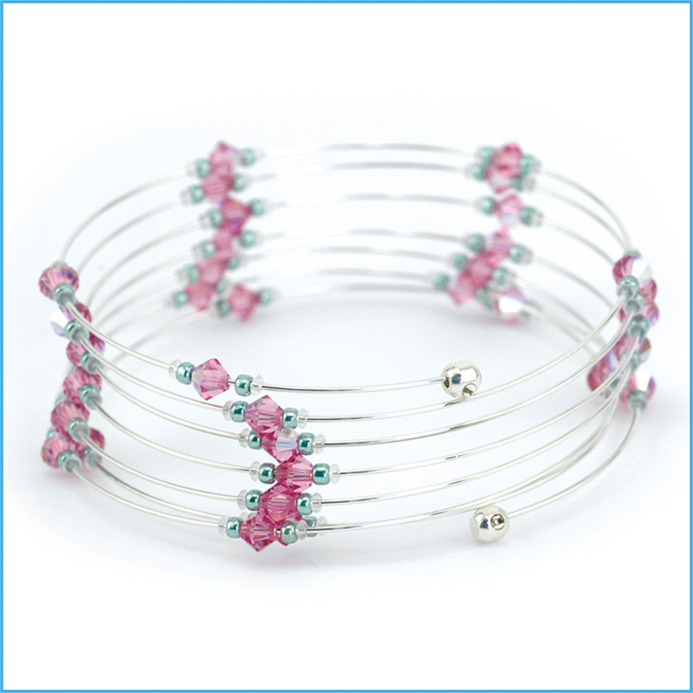 Memory Wire Bracelet Designs End Cap Memory Wire End Cap Bracelet