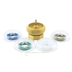Spin-N-Bead Quick Change Trays by Adrienne Gaskell, Compatible with both Spin-N-Bead / 206A-400 / and Spin-N-Bead Jr. / 206A-410 / 2 pc