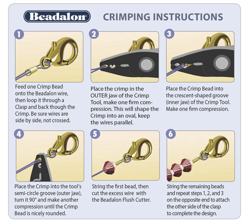 Bead Stoppers Beadalon Clamp 4 Coiled Stainless Steel Beading