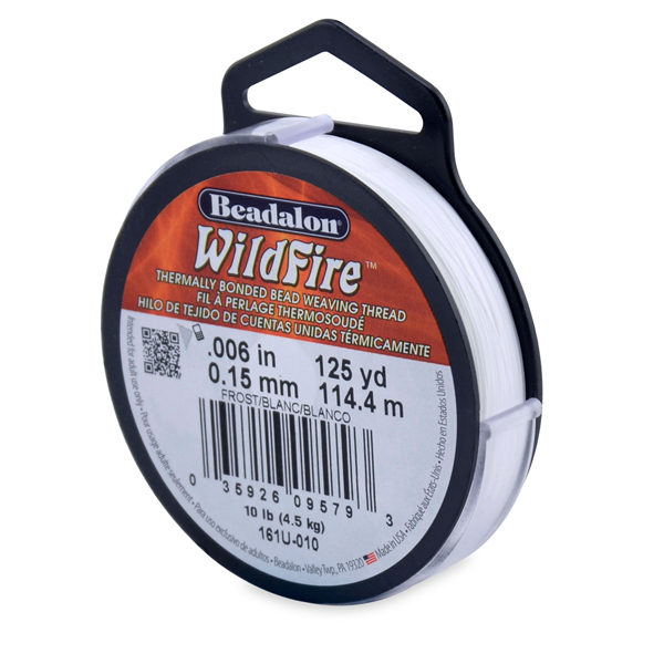 Wildfire, .006 in, 0.15 mm, Break Strength 10 lb / 4.5 kg, Frost, 125 yd / 114 m