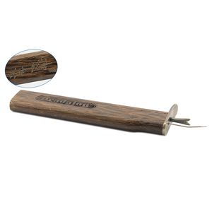 Knotter Tool, Signature Series by Wyatt White, Limited Edition with Zebra Wood and Antique Brass Plating