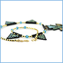 Beaded Triangle Necklace