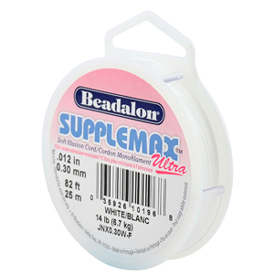 Supplemax Ultra, 0.30 mm / .012 in, White, 25 m / 82 ft